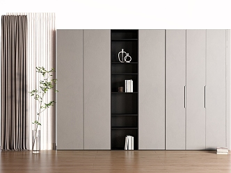 Modern wardrobe 3d model