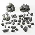 Garden Ornaments With Natural Various Shaped Decorative Stones For Outdoor Use