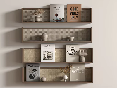 Silent wall shelf 3d model
