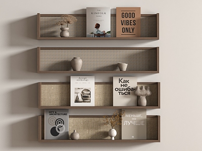 Silent wall shelf 3d model