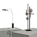 Modern floor lamp floor lamp combination 3d model
