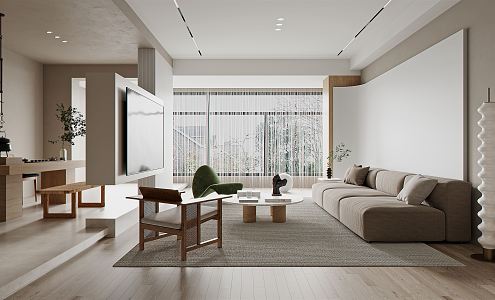 The Silent Living Room 3d model