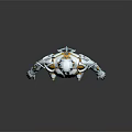 Futuristic Armored Character With Blue And Yellow Exoskeleton Armor Design In Sci Fi Style