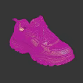 Stylish Golden Chunky Sole Sneakers With Shiny Metallic Finish And Treaded Design