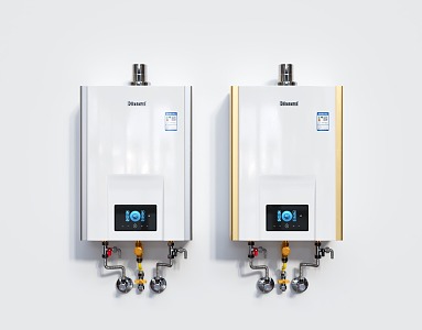 Modern water heater 3d model