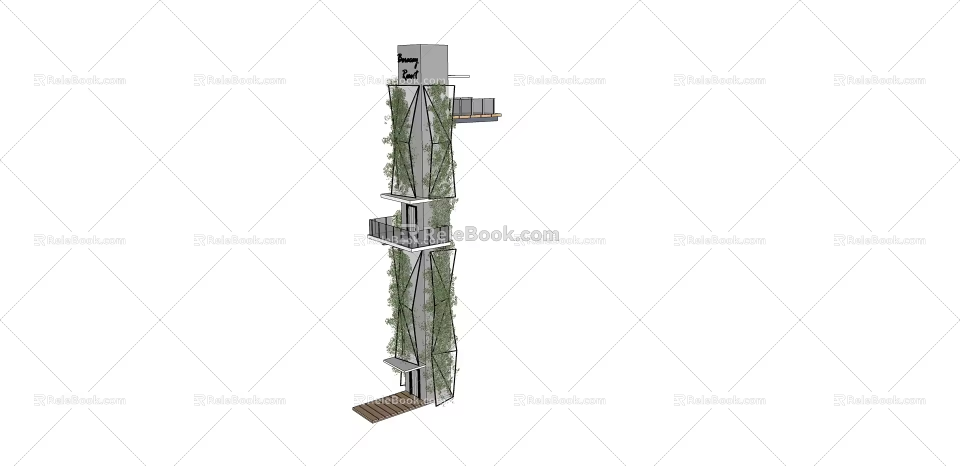 Modern Elevator Accessible Access Elevator 3d model