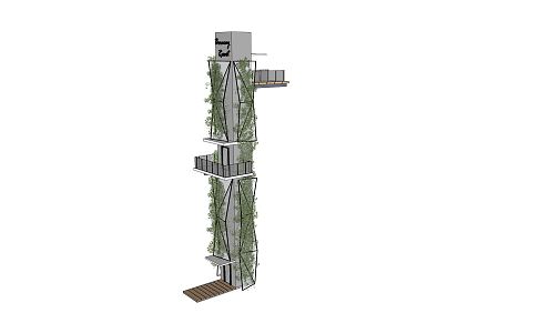 Modern Elevator Accessible Access Elevator 3d model