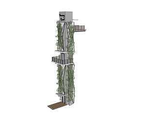 Modern Elevator Accessible Access Elevator 3d model