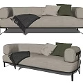 Modern Multiplayer Sofa 3d model