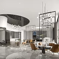 Shatan Area Rest Area of Sales Department 3d model