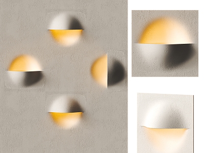 Modern wall lamp 3d model