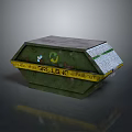 Industrial Green Pre Loading Equipment With Yellow Safety Tape And Label