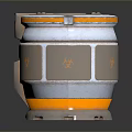 Booster sci-fi switch flame booster aircraft engine switch electronic switch power switch 3d model