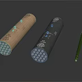 Military Weapon Launch Tubes In Brown Gray And Green Missile Projectile