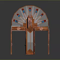 traditional architecture traditional building gate traditional gate traditional gate ancient building gate courtyard gate garden gate 3d model