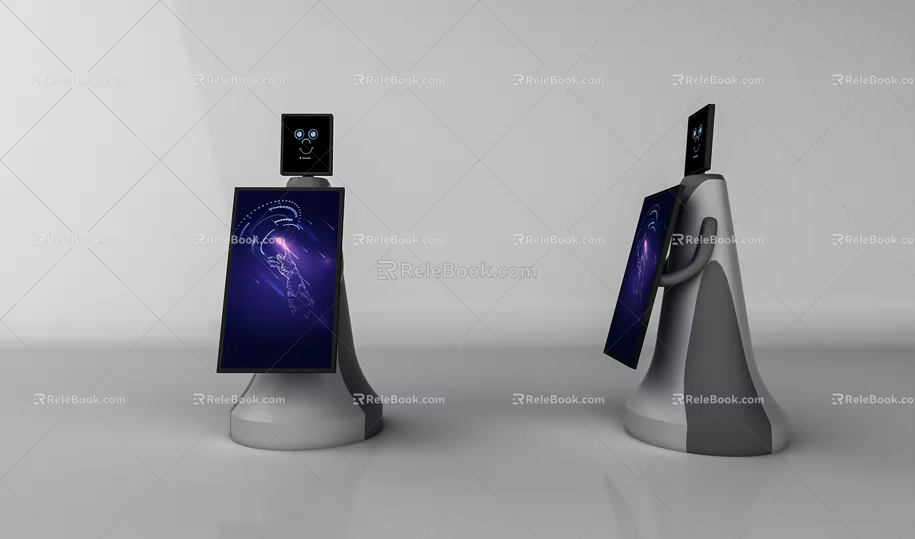 Modern Robot Intelligent Voice Robot 3d model