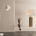 Modern lighting combination floor lamp 3d model