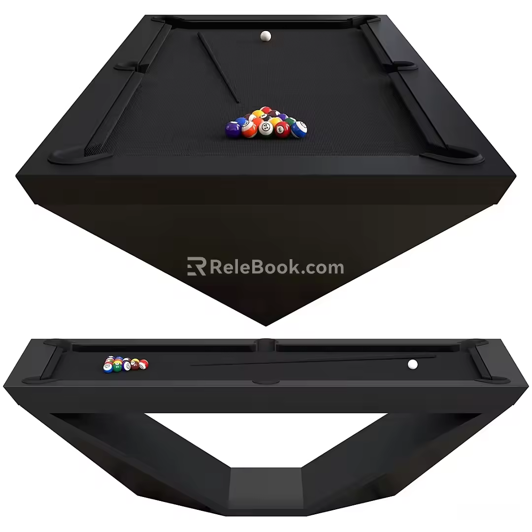 Billiard table 3d model