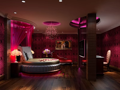 Jane's Room Auditorium Bridal Room 3d model