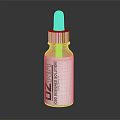 Ozone Brown Glass Dropper Bottle With White Label For Skincare Serum