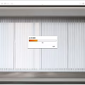 White Vertical Striped Curtains With Light Filtering For Modern Home Interior Decor