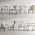 Modern Wooden Armchairs With Various Designs Armrests And Backrest Styles