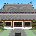 Ancient Chinese Architecture Classic Courtyard Design With Traditional Pavilions And Roofs