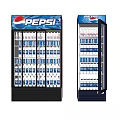 Pepsi Commercial Beverage Refrigerators Filled With Bottled Drinks For Retail