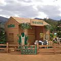 Agricultural Science Park Restroom With Natural Surroundings And Farm Animals
