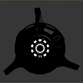 3D Model of Cosmic Spacecraft with Extended Supports and Circular Structural Design for Aerospace Exploration
