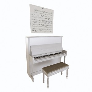 Modern Piano Hanging Piano 3d model