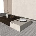 Modern coffee table 3d model