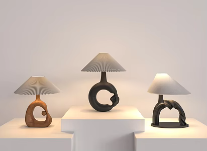 Art Table Lamp 3d model