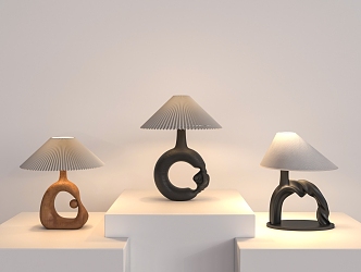 Art Table Lamp 3d model