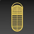 Modern Outdoor Wicker Chaise Lounge With Soft Pink Cushion And Movable Wooden Wheels For Relaxation