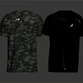 Stylish Cotton T Shirts for Daily Use with Striped Pattern and Solid Color Design