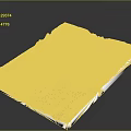 3D Terrain Model Showcasing Mountain Ranges Deep Valleys And Colorful Elevation Topographic Details