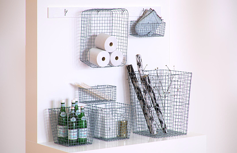 Modern Storage Basket Ornaments 3d model