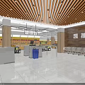 Spacious Supermarket Interior With Shelves Full Of Products Bright Lighting And Clean Floor