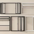 Different Types Of Window Designs With Black And White Frames Sliding And Casement Styles