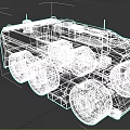 Armored Vehicle With Camouflage Pattern Six Wheels Black Design And Yellow Stripes
