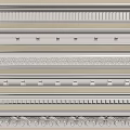 Gypsum Cornice Various Decorative Patterns And Textured Styles For Interior Design