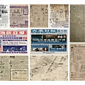 Vintage Old Newspapers With Various Language Pages And Headlines 3d model