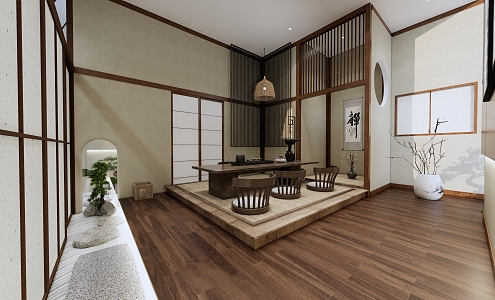 Japanese Tea House 3d model