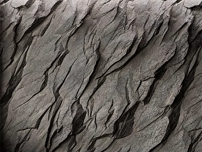 Natural Rock Texture With Rough Layered Surface And Detailed Earthy Patterns 3d model