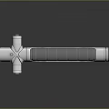 Crossbow Mechanical Crossbow Shift Bow and Arrow Shoot Far Equipment Weapons High-tech Crossbow 3d model