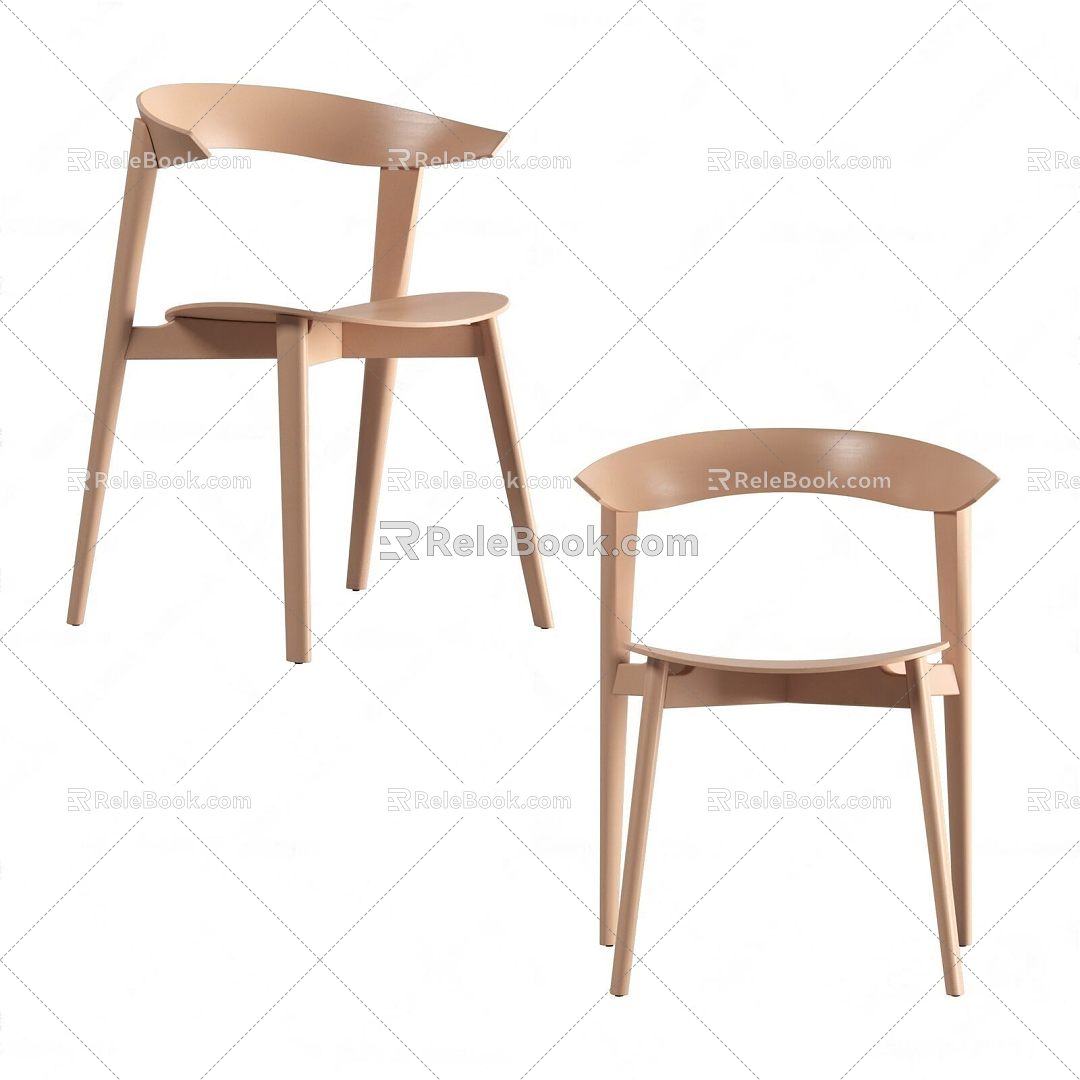 Spanish Modern Single Chair 3d model