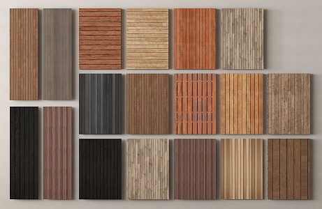 Wood Flooring Wood Grain Flooring Staggered Wood Grain Flooring Anti-corrosion Wood Flooring Outdoor Solid Wood Flooring 3d model