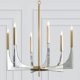 Modern chandelier 3d model