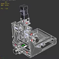 Sturdy Industrial Equipment With Metal Frame Platform And Mechanical Arm Structure